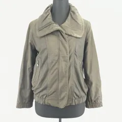 ユナイテッド アローズ★フルジップ/本革/ラムレザーブルゾン【レディース-M/カーキ】BEAUTY&YOUTH◆BC200W<sale>