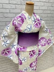 浴衣 綿絽 ゆかた　新作　新品　浴衣単品　【品番　250402-1　】22000円　ゆかた　女性用　フリーサイズ