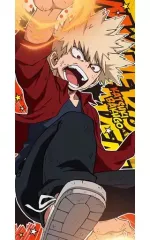 【中古】タオル・手ぬぐい(キャラクター) 爆豪勝己 ビジュアルバスタオル 「僕のヒーローアカデミア」