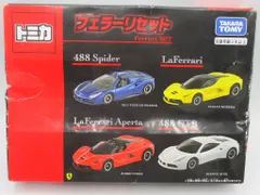 TAKARATOMY トミカギフトセット トミカ フェラーリセット（488 Spider/LaFerrari/LaFerrari Aperta/488 GTB） ST18