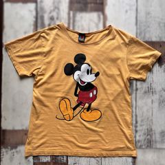 MICKEY UNLIMITED ミッキーマウス Tシャツ イエロー Mサイズ相当