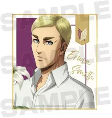 【中古】紙製品 エルヴィン・スミス(アップ) 「進撃の巨人 トレーディング 描き下ろしイラスト ミニ色紙」