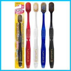 【在庫処分】エビス プレミアムケア 歯ブラシ ・6列ラージ ふつう 3本組 色おまかせ 1個のサムネイル