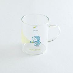 도라에몽 내열 유리 머그 스몰 라이트 머그잔 점심 주방