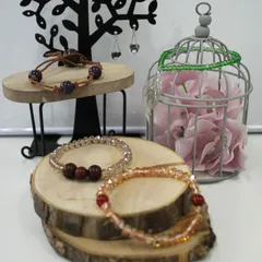 エスニック ブレスレット＆ピアス ☆ セット まとめ売り ☆　ハンドメイド　oh-00475