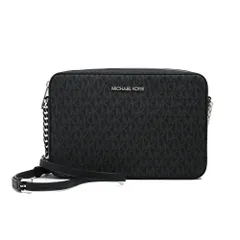 【ギフト対応可】マイケルコース MICHAEL KORS ショルダーバッグ Jet Set Large Logo Crossbody Bag ジェットセット ラージ ロゴ クロスボディバッグ レディース ブラック 人気 ブランド おしゃれ プレゼント 送料無料