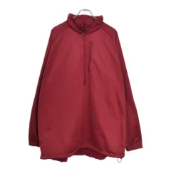 NIKE GOLF ナイキゴルフ ハーフジップ プルオーバージャケット ワインレッド(メンズ XXL)中古 古着 U6104