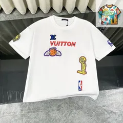 【今日WTO】LOUIS VUITTON x NBA 刺繍?身パターン 半袖 T シャツ-SA85