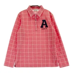 サイズ：L ADIDAS GOLF アディダスゴルフ  長袖ポロシャツ 格子チェック柄 レッド系 [240101411817] ゴルフウェア レディース ストスト