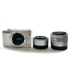 キヤノン Canon EOS M200 ダブルレンズキット ホワイト デジタル ミラーレス 一眼カメラ 【中古】