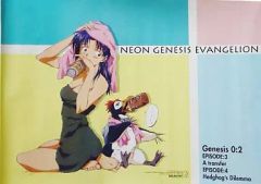 [Used] Poster B2 Promotional Poster Katsuragi Misa "LD Neon Genesis Evangelion Genesis 0:2"