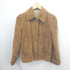 ◇ ⊇ LAPIS BEAMS コーデュロイ 長袖 ジャケット ブルゾン ブラウン レディース E  【1505290025782】