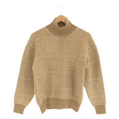 AURALEE - 【美品】  AURALEE / オーラリー | 2019AW | HARD TWIST MERINO JACQUARD KNIT ジャガードニット | 0 | ベージュ | レディース 美品】 AURALEE / オーラリー | 2019AW | HARD TWIST MERINO