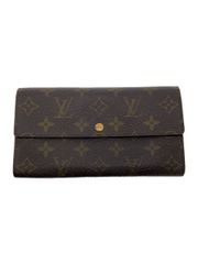 LOUIS VUITTON 2)ポシェット・ポルト・モネ・クレディ_モノグラム・キャンバス_BRW PVC ブラウン モノグラム レディ - メルカリ