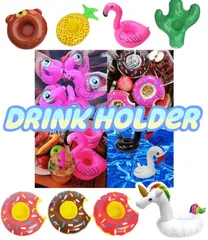 浮き輪型ドリンクホルダー　500ml ペットボトル　350ml缶　お菓子入れに対応のサムネイル