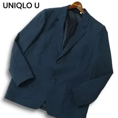 UNIQLO U ユニクロ ユー ルメール 通年★ アンコン テーラード ジャケット Sz.L メンズ 紺 ネイビー
