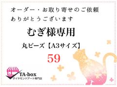 59☆むぎ様専用 丸ビーズ【A3サイズ】オーダーページ☆ダイヤモンドアート