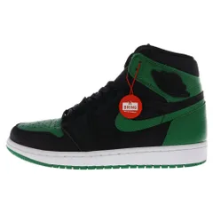 NIKE (ナイキ) AIR JORDAN 1 RETRO HIGH OG PINE GREEN 2020 555088-030 エアジョーダン1 パイングリーン ハイカットスニーカー ブラック/グリーン US9/27cm