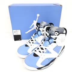 IT79861 ナイキ スニーカー ナイキ エアジョーダン6 UNC CT8529-410 27.5cm メンズ NIKE 中古・美品