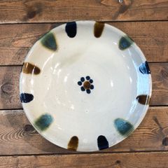 やちむん　上江洲 茂生　8寸皿 古作