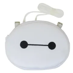 【メール便】ベイマックス クリップポケット フェイスポケットポーチ スイートホワイト ディズニー 丸眞 マルチポーチ 移動ポシェット キャラクター グッズ 