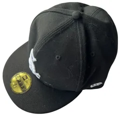 C395 【タグ付き 未使用】 NEW ERA ニューエラ ホワイトソックス キャップ 帽子 野球 ベースボール ブラック メンズ 7 3/4
