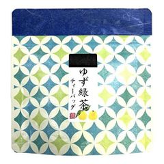 【５袋セット】国産１００%　ゆず緑茶　ティーパック　２．５ｇ×７包　◉訳あり特価