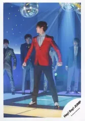 【中古】生写真(ジャニーズ) Hey! Say! JUMP/中島裕翔/全身・衣装赤黒・両手グー/「マエヲムケ」PV＆ジャケ写撮影オフショット/公式生写真