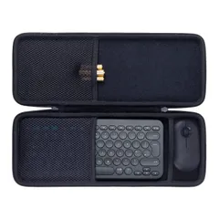 PEBBLE Logicool KEYS 2 K380sGR/K380BK+ co2CREA収納ボックス互換性ワイヤレスキーボード ワイヤレスマウス Pebble M350GR（ケースのみ）のサムネイル