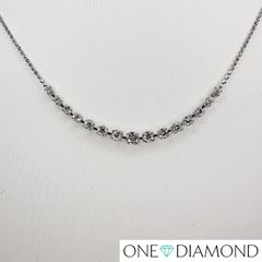 ダイヤ ネックレス プラチナ ダイヤモンド  Pt850 0.55ct 3.27g