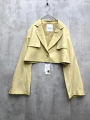 新品 dazzlin ダズリン 022350100501-01 ジップスリーブポケットジャケット 長袖 ショート丈 ジャケット sizeF/黄 ■◇レディースのサムネイル