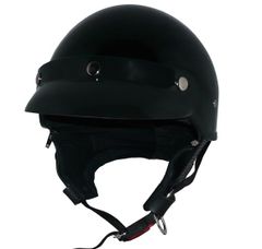 新品！ ZK-600 ヘルメットバイザー付きハーフジェット【ブラック】SG公認 PSC認可！125cc以下対応　チャック式着脱耳当て装備 盗難防止金属ホルダー フリーサイズ(57～60㎝)  大人気ポリスヘルメット