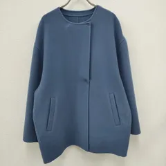 人気 スローブイエナ ハミルトン ダブルフェイスショートコート ライトブルー 2025年最新】hamilton ダブルフェイスウールショートコートの