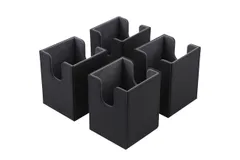 おもちゃの神様 トレカ デッキケース マグネットで取り外し可能 カードケース トレーディングカード レザー カードケース ホルダー ストレージ (ケースのみ（4個セット）) [ケースのみ（4個セット）]