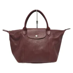 LONGCHAMP(ロンシャン) ハンドバッグ ル・プリアージュキュイール L1512737945 ボルドー 折りたたみ レザー