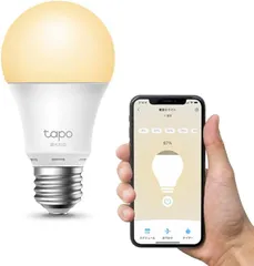 【在庫セール】TP-Link Tapo スマート LED ランプ 調光タイプ 電球色 E26 800lm Echo シリーズ/Google ホーム 対応 追加機器不要 3年保証 Tapo L510E/A