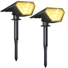 【新着商品】防犯 防災 IP67防水 夜間自動点灯/昼間自動消灯 2200mAh大容量 地中埋込型 自動点灯/消灯 パス 明暗センサー 芝生/車道/壁掛け/歩道/植木/玄関先 庭園照明 ライトアップ ソーラーライト屋外 アウトドア スポットライト スポット ガ
