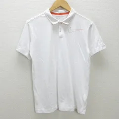 G■ナイキ/NIKE GOLF 半袖ポロシャツ/ゴルフウェア【M】白/men's/88【中古】■