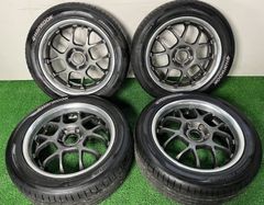 【管理番号 246-58】 KYOHO FORTIBLE 17×7J +38 PCD 114.3-5H ハンコック 225/50R17 マークX カムリ 等