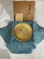 宮崎平安堂　百寿盆　菓子器　盆　菓子皿　工芸品　お正月用品　お祝い