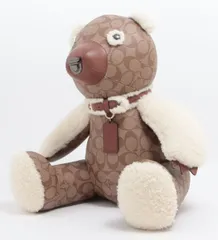 COACH コーチ ヘリテージストライプ テディベアチャーム レザーぬいぐるみ COACH コーチ ロッキー テディベア レザーぬいぐるみ - メルカリ