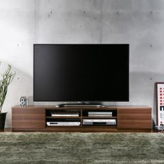 ダークブラウン テレビ台 ローボード コルク GART - メルカリ