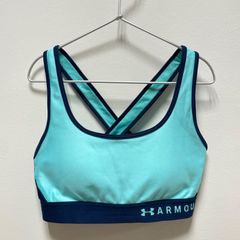 UNDER ARMOUR アンダーアーマー トレーニングアンダーウェア スポーツブラ ライトブルー