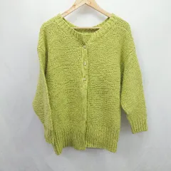 ◇ ⊇ LEPSIM レプシィム 長袖 カーディガン サイズフリー グリーン系 レディース E  【1506300033179】