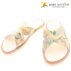 ■ ジミーチュウ サンダル 靴 メンズ 41 （26cm相当） マルチカラー ケース付き