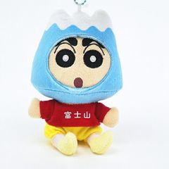 크레용 신짱 후지산 봉제인형 마스코트 키홀더