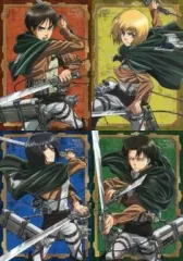【中古】下敷き 全4種セット B5クリア下敷き 「進撃の巨人」 アニメージュ2013年10月号付録