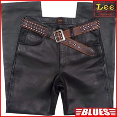 Lee リー レザーパンツ W30 本革 メンズ 黒 革パンツ 本皮 レザーパンツ_ウエスト73cmから77cm一覧←SEULB屋着古← JJ1334