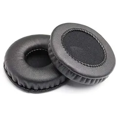 新品 6.5cm イヤーパッド イヤークッション ヘッドホン ヘッドフォン パッド 交換用 適用音漏れ防止 65mm PUレザー １ペア入れ (65mm)