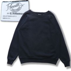 【90s】Pannil by Hanes vintage raglan black sweat